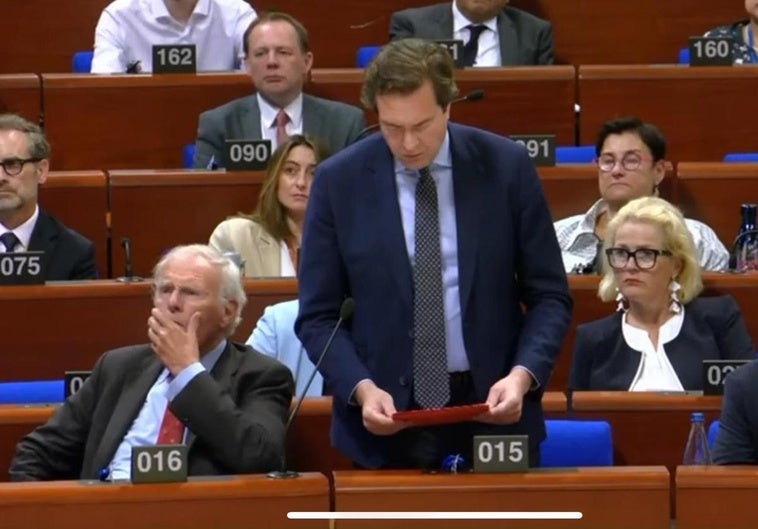 Un diputado por Granada debate con Zelenski en el Consejo de Europa